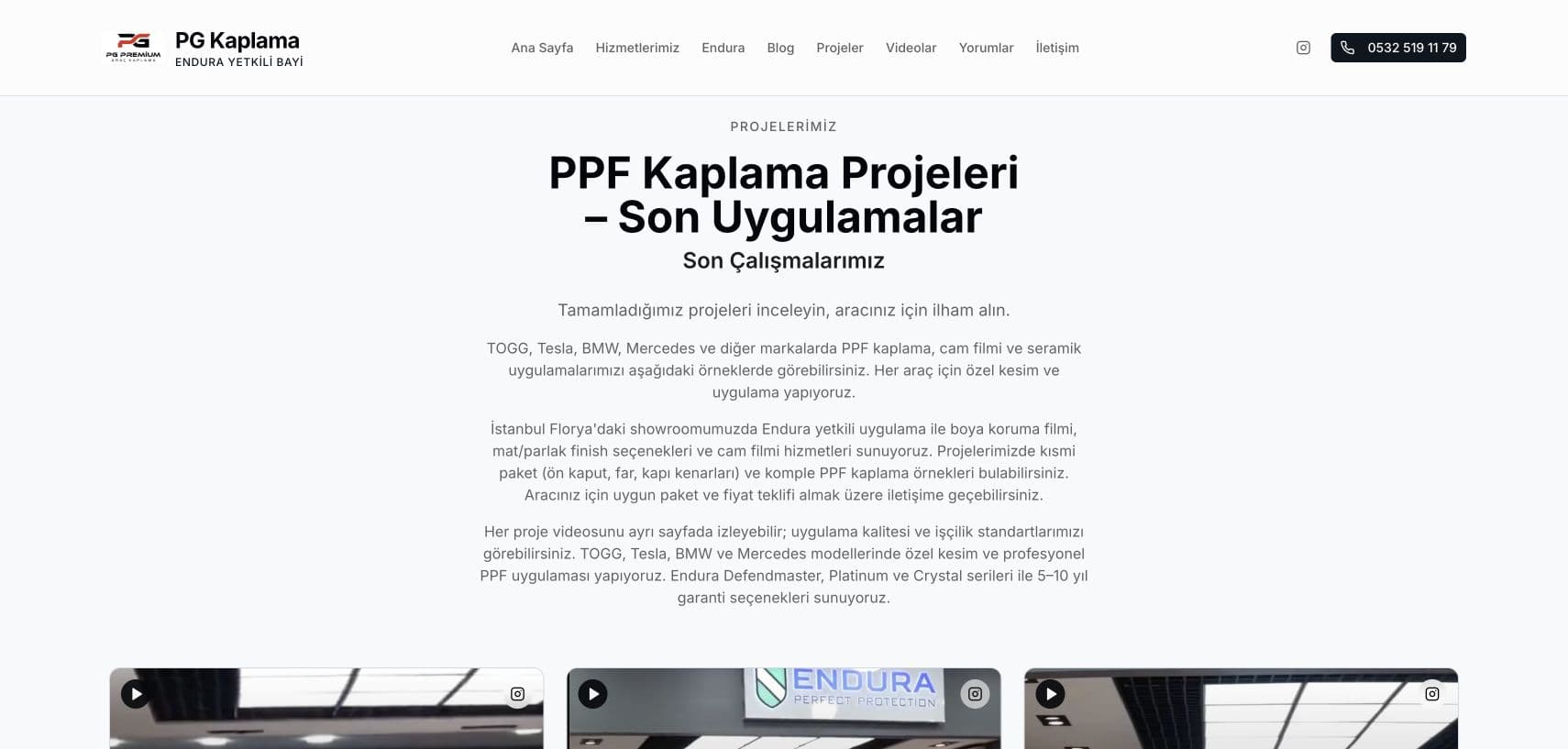 PG Araç Kaplama public project gallery